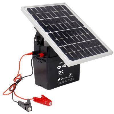 High Voltage Pulse Solar Powered Electric Fence Energizer