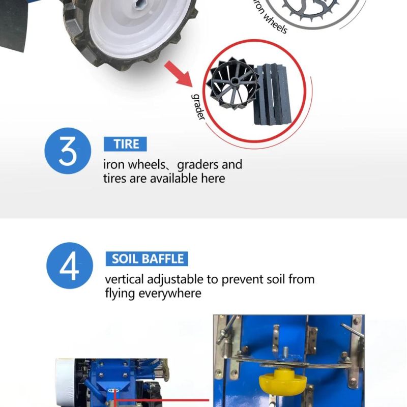 Mini Full Three-Speed Diesel Multi-Function Cultivator