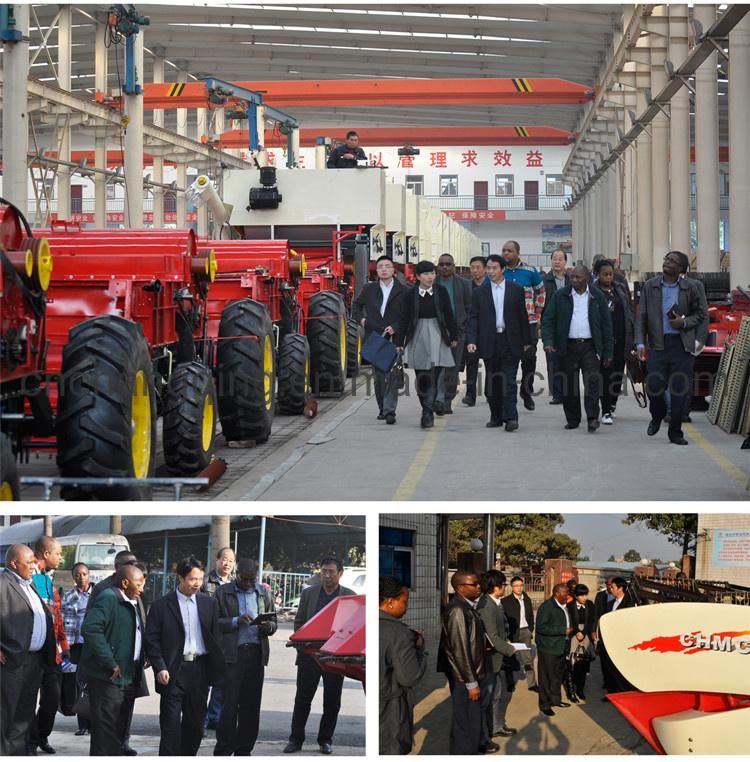 Agricultural Machinery Reaper Binder Rice Wheat Combine Harvester Machine Price China