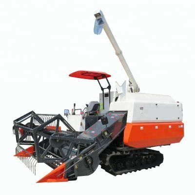 Manual Tank Kubota Similar Wheat Rice Combine Harvester for Sale in Indonesia