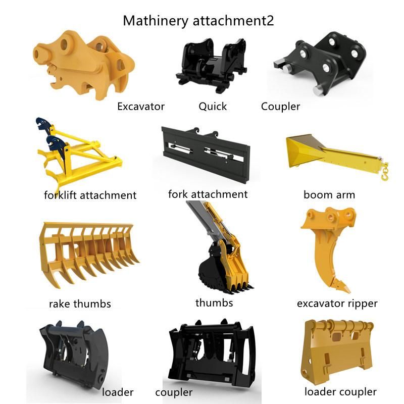 Qingdao Ruilan Customize Excavator/ Wheel Loader/ Skid Steer Brush Cutter/Mover/Welding Integration for Sale