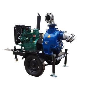 P Type Self-Priming Sewage Trailer Mounted Water Pump