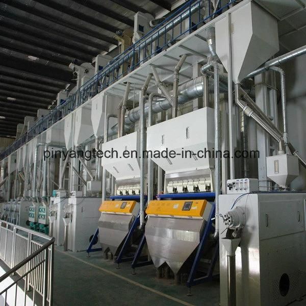 Complete Set 100-120t/D Rice Mill Plant/Rice Milling Machine