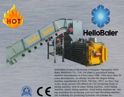 Waste paper baler for automatic baling waste paper cardboard plastic metal tyre scrpas recycling