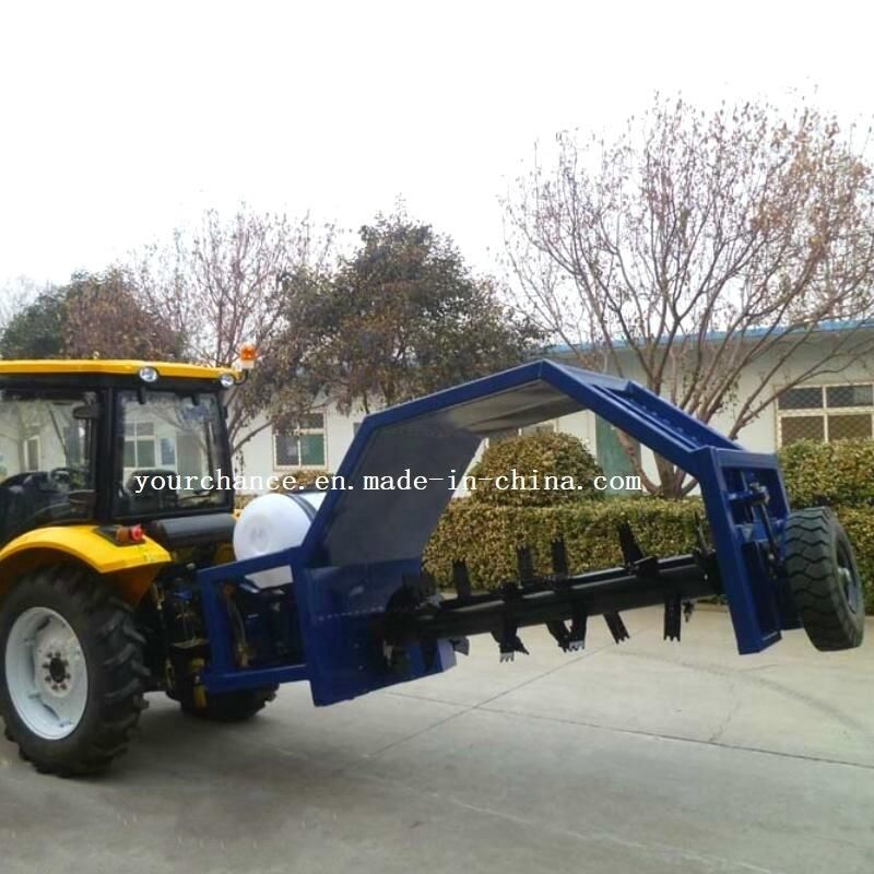 Indonesia Hot Selling Organic Fertilizer Making Machine Zfq200 2m Width Animal Manure Compost Windrow Mixer Turner for 60-80HP Wheel Tractor