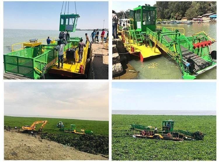 Weed Removal Pond Garbage Seashore Cleaning Water Hyacinth Harvester