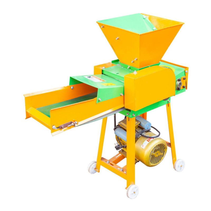 Hot Sell Grass Chopper for Animal Feed with Dual Effect High Efficient Fodder Chopper Grass Chaff Cutter Small Type Chaff Cutter Silage Forage Crushing Machine