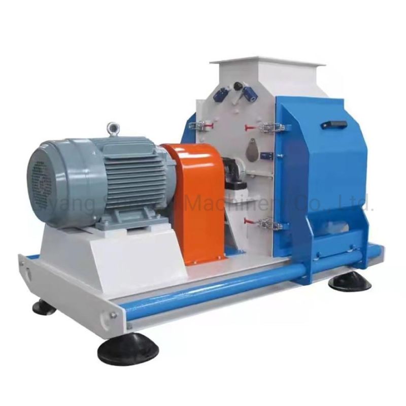 China Supply Wide Hammer Mill with ISO for Fish Feed and Suckling Pig Feed