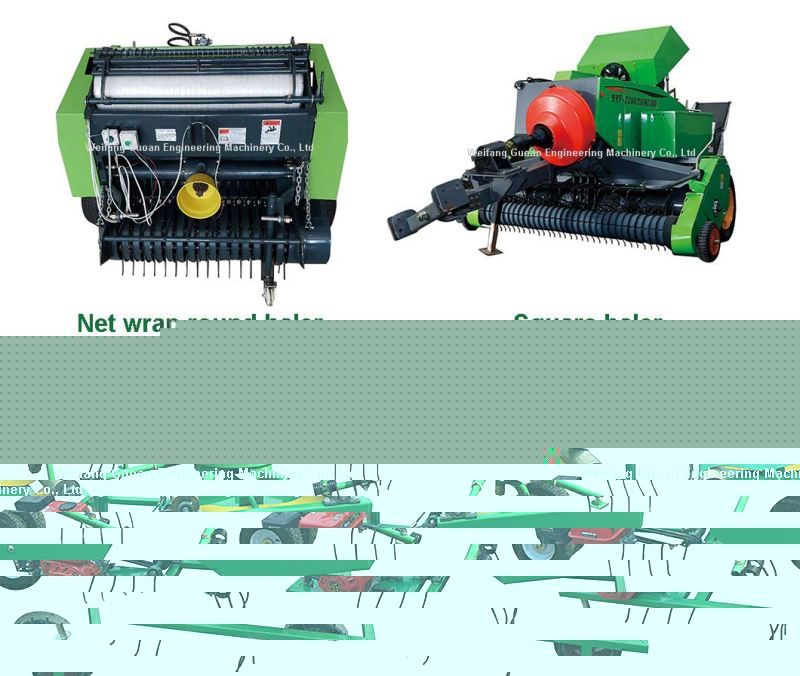 Round Hay Baler Mini Large Small Square Straw Packing Machine