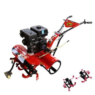 Fashion Design Tilling Machine Four Wheels Mini Tiller