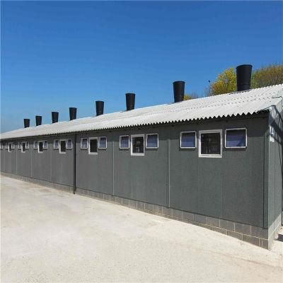 Prefab Low Cost Self Factory Stainless Steel Structure Pig Shed