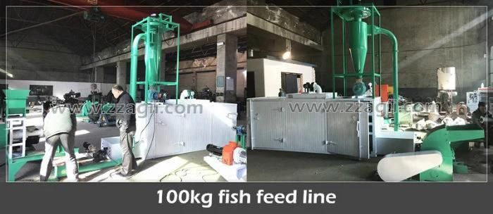 100-500kg Aquatic Crab Shrimp Food Fish Feed Pellet Machine