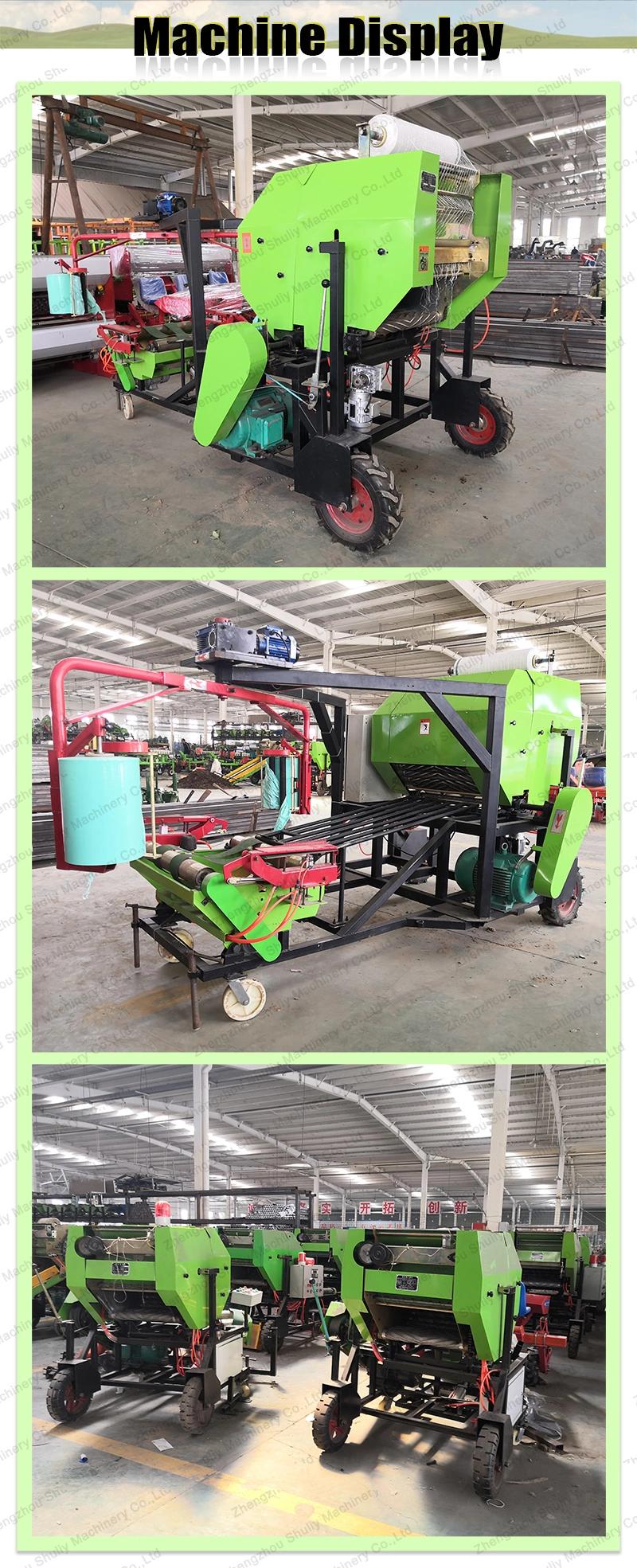 Fully Automatic Baling Machine Peanut Straw Baler Silage Harvester and Baler