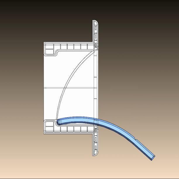 Butterfly Door PVC Ventilation Window for Pigs and Chickens