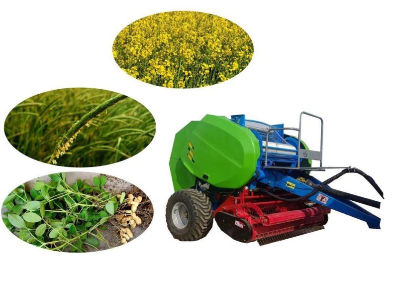 Factory Supply Automatic Corn Silage Packing Round Hay Baler