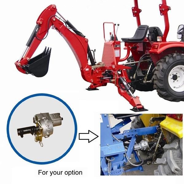 Tractor 3 Point Support Small Backhoe Attachment