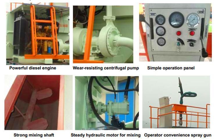 High Efficiency Hydroseeder Machine for Landscaping/Grass Seed Spraying Machine Hydroseeding