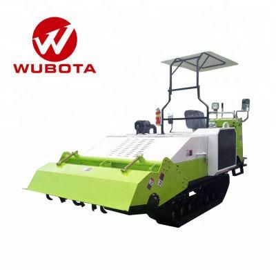 Wubota Machinery Paddy Water Field Use Crawler Rubber Track Cultivator for Sale in Thailand