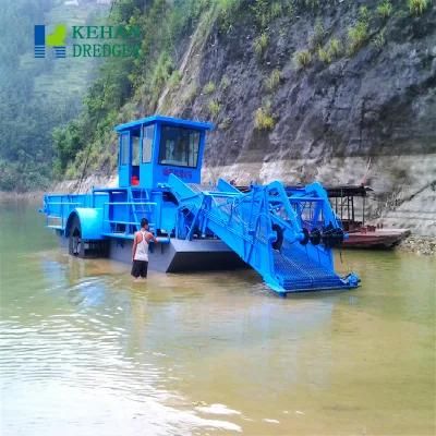 Boat Trash Skimmer Garbage Collecting Boat Aquatic Plants Collecting Harvester