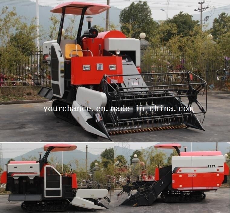 Africa Hot Selling 4lz-4.0 Rice Wheat Combine Harvester