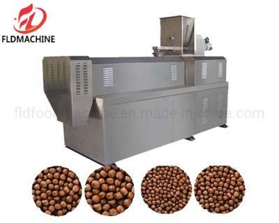 Floating Fish Feed Pellet Making Machine /Pet Food Single Screw Extruder / Production Line of Pet Food