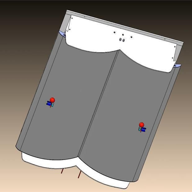 Circulatory Ventilation Butterfly Double Opening Window