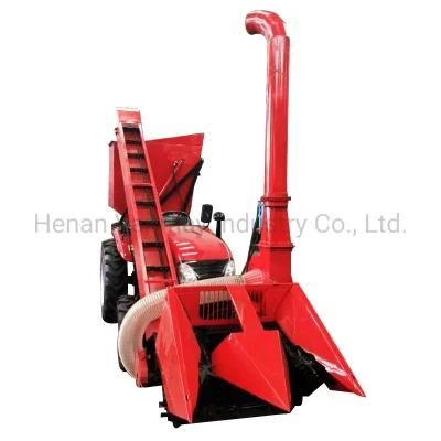 Mini Tractor Mounted Sweet Maize Harvester Combine Corn Harvesting Machine