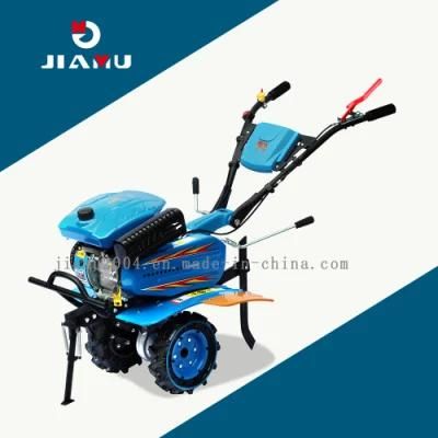 Jiamu GM500-1 D with GM170 All Gear Aluminum transmission Box Agricultural Machinery Recoil Start Petrol D-Style Mini Tiller Hot Sale