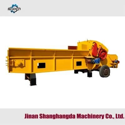 Shd Cheap Price Strong Quality Mobile Diesel Drum Wood Chipper Machine