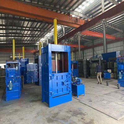 Factory Direct Sales Vertical Baler Compactor Cardboard Cloth Plastic Bottle Baler