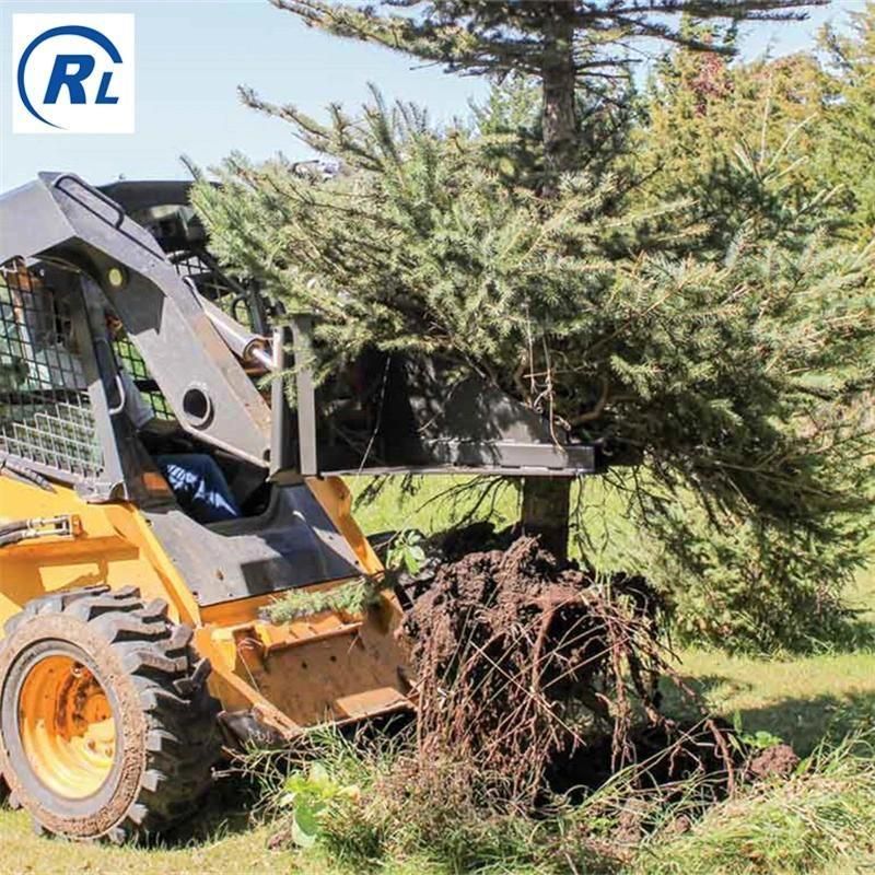 Qingdao Ruilan Customize High Quantity Heaay Duty/Stand Duty Tree Puller with Hydraulic Cylinder for Tree Moving/ Skid Steer Attachment