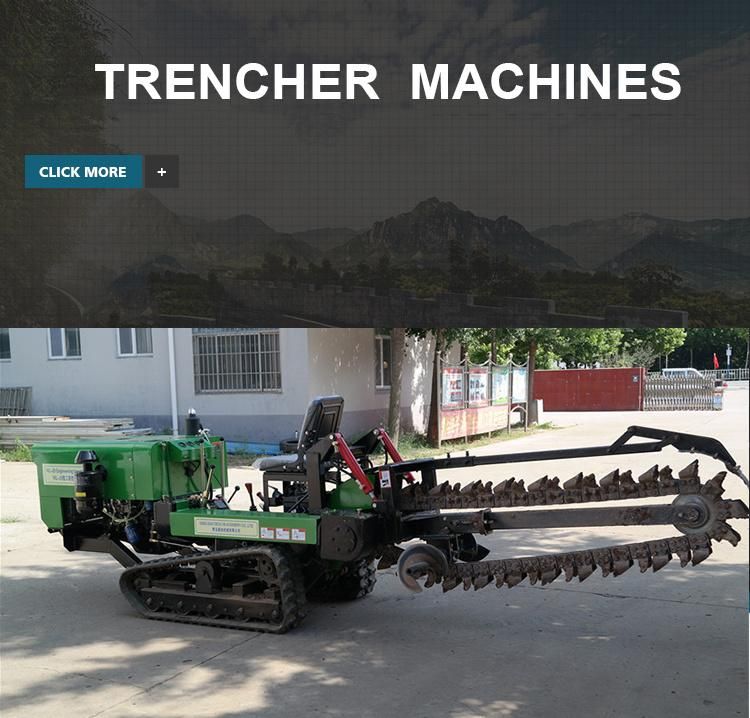 High Performanace Strong Flexible Depth&Width Micro Trenching Machine/Trencher/Farm Trencher