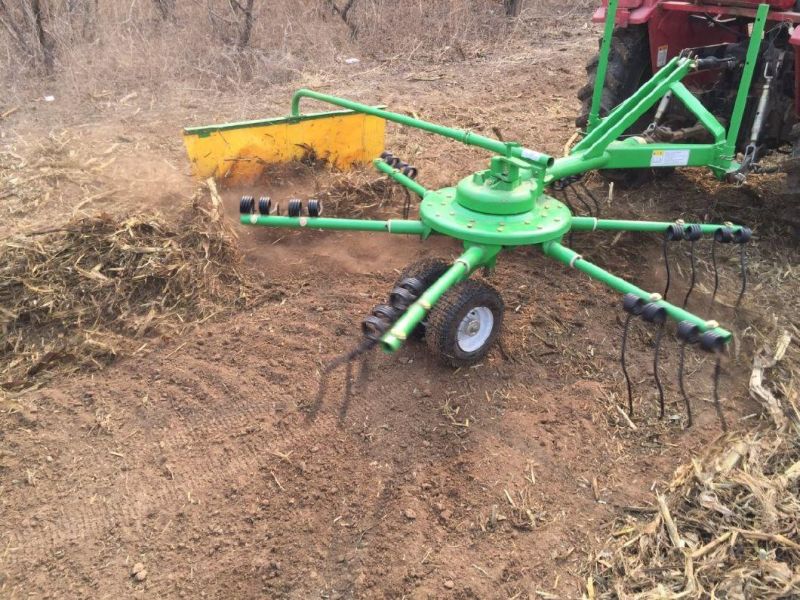 Tractor Mounted Rotary Hay Rake with 540 Pto