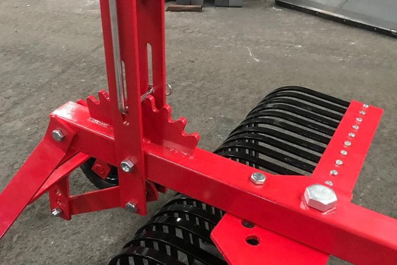 ATV Landscape Rake with Rear Wheels