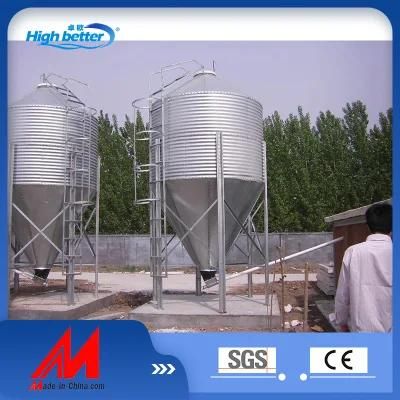 Galvanized Feed Storage Silo for Poultry Farm