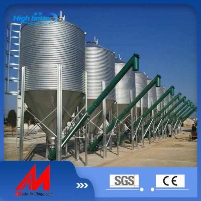 Hot DIP Galvanized Steel Poultry Farm Feed Silos