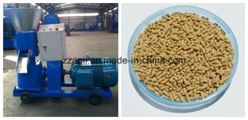 Flat Die Pellet Mill for Animal Feed Manufacturing Poultry Feed Pellet Making Mill