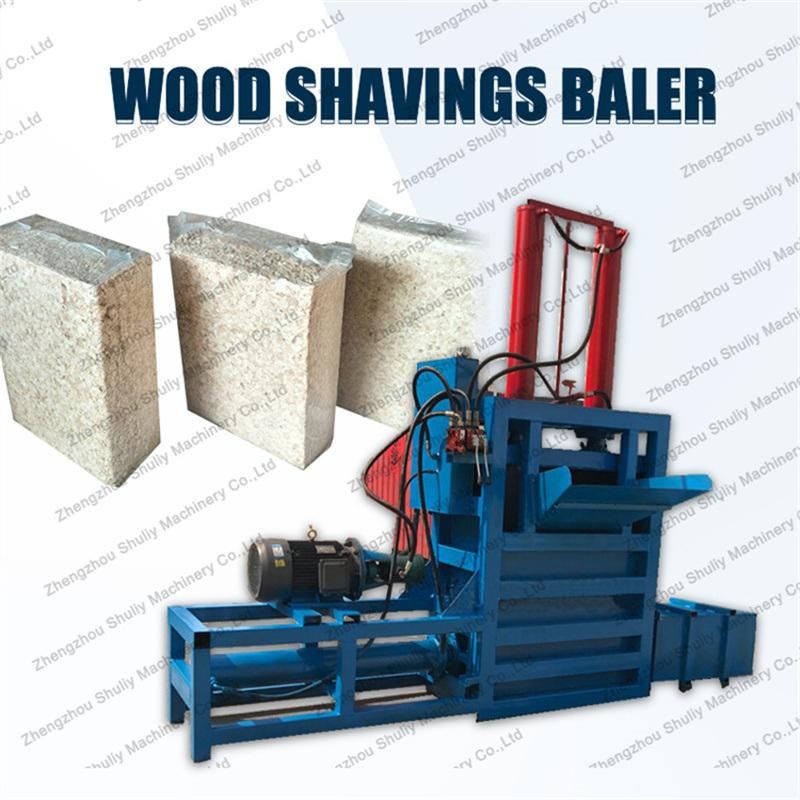 Small Wood Sawdust Shaving Baler Machine