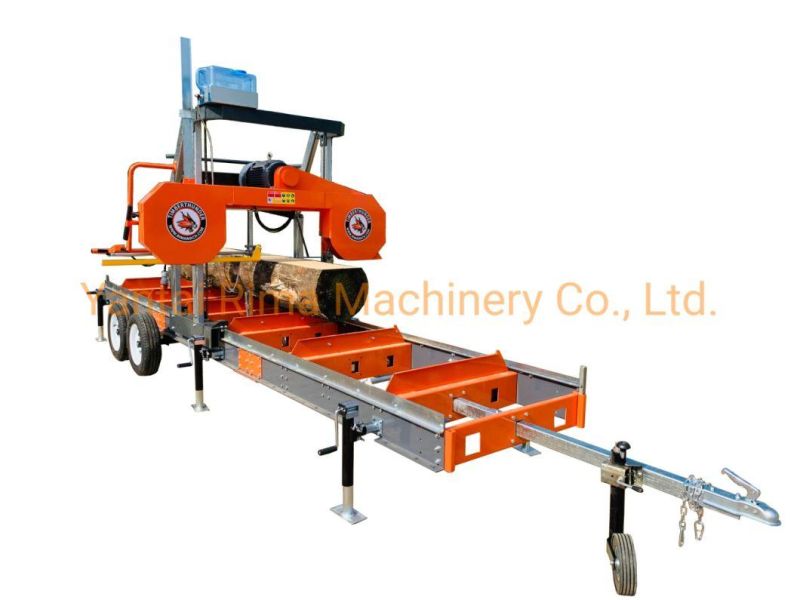Rima 36′′ Portable Sawmill Electric Start Engine Sawmill with Trailer
