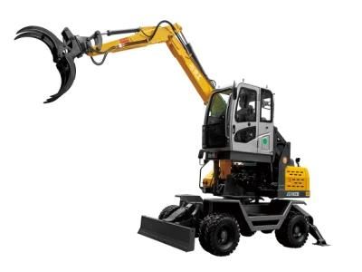 Sugarcane Land Grab Excavator with Grapple Attachment