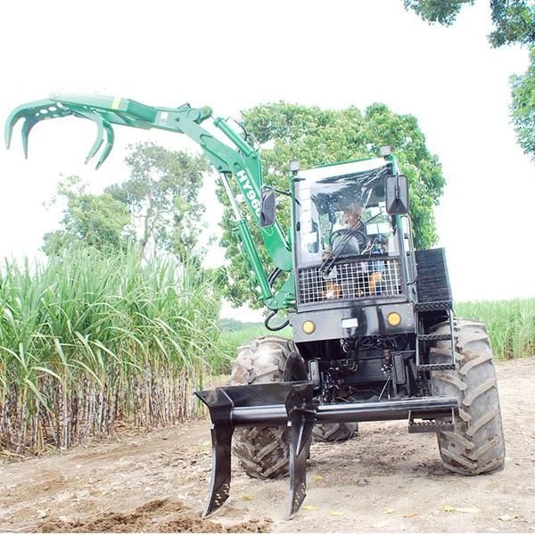 Small Three Wheel Logger Sugar Cane Grabber Loader