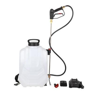 Low MOQ Blue Plastic Electronic Control Electric Lithium Battery Knapsack Sprayer Agricultural Sprayer