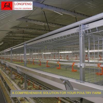 Milking Machine Broiler Chicken Cage with Top Wire Mesh Better Ventilation