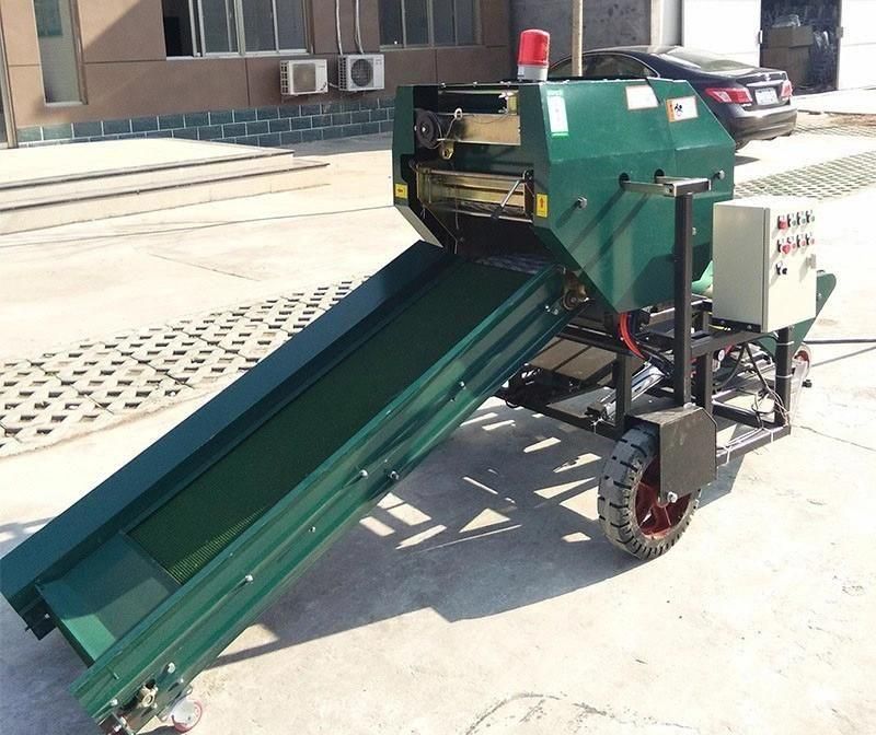 Automatic Hay Wrapper Crops Silage Packing Machine Round Silage Baler