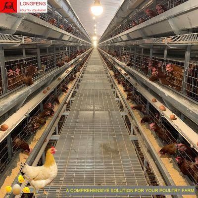 Longfeng Local After-Sale Service in Asia Poultry Feeding Equipment Wire Mesh Cage