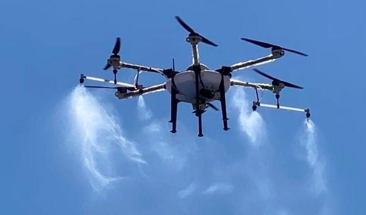 Tta M6e-1 10kg Folding Uav Waterproof Agriculture Sprayer Drone
