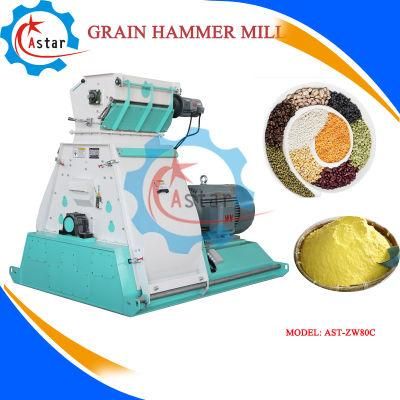 Manufacture Biomass Wood Chips Cereal Grains Poultry Animal Feed Hammer Mill for Sale