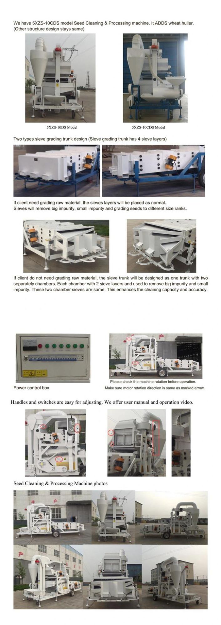 Maize Corn Cleaning Machine