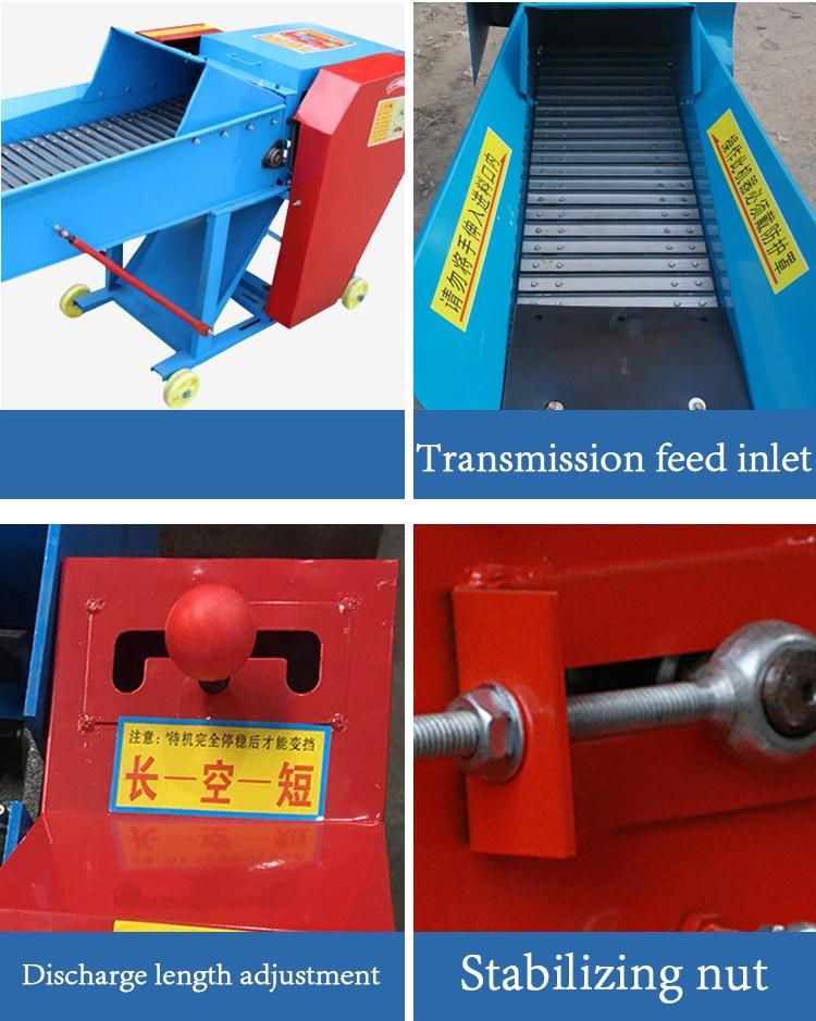 Agricultural Adjustable Chaff Cutter Machine Grinding Machine Crushing Chaff Cutting