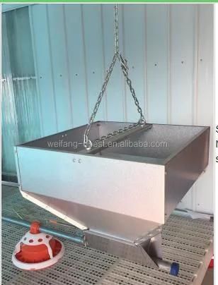 Automatic Poultry Feeding System Ground Feeding Pan for Broiler/Breeder Chicken